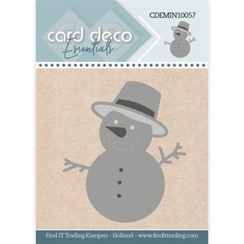 Card Deco dies mini Snemand 4,3x4,9cm
